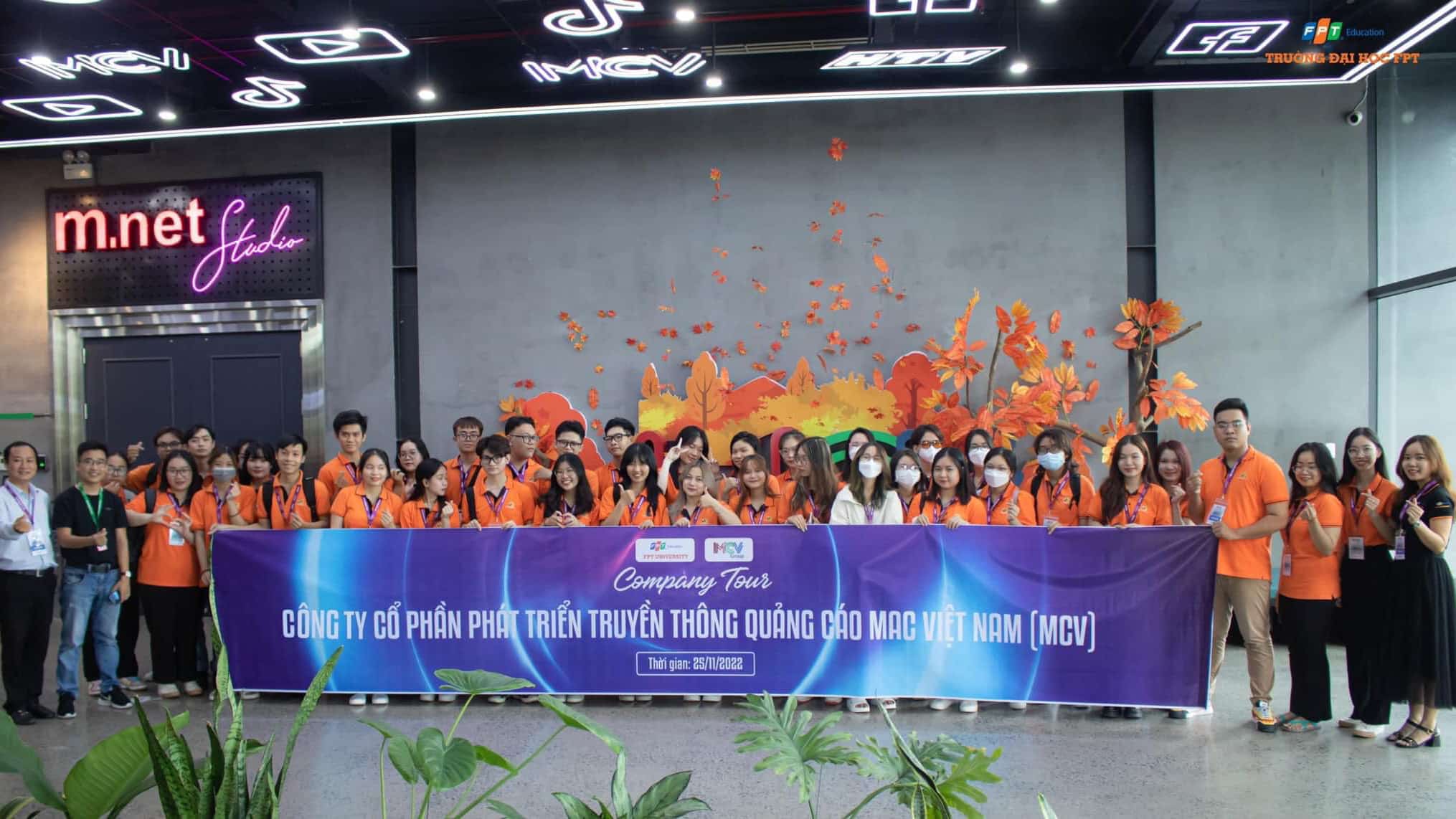 Sinh viên ngành Truyền thông Đa Phương tiện – Đại học FPT Cần Thơ trải nghiệm thực tế tại MCV Group Việt Nam
