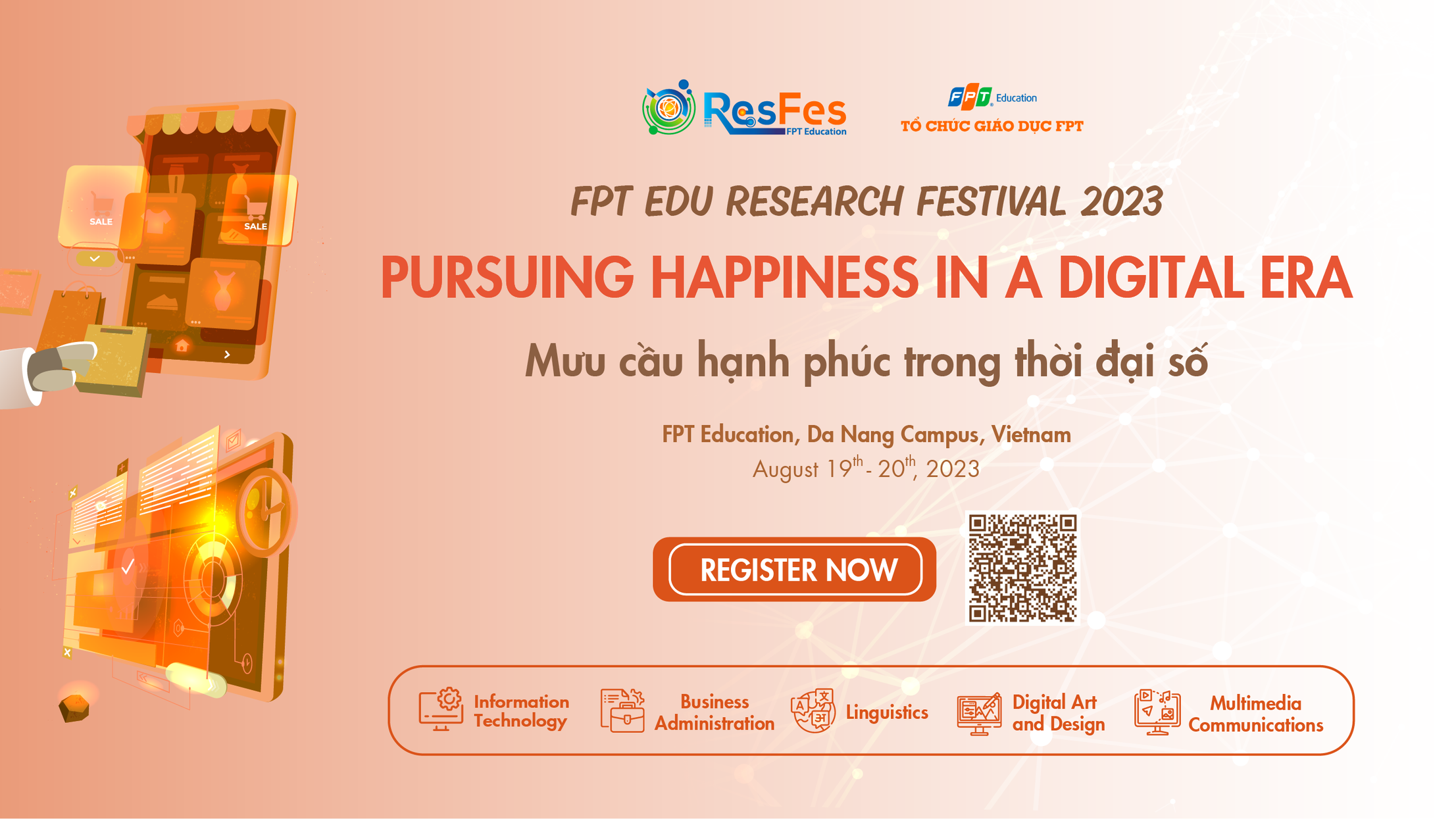 FPT Edu Research Festival 2023 khởi động với chủ đề "Mưu cầu hạnh phúc trong thời đại số"