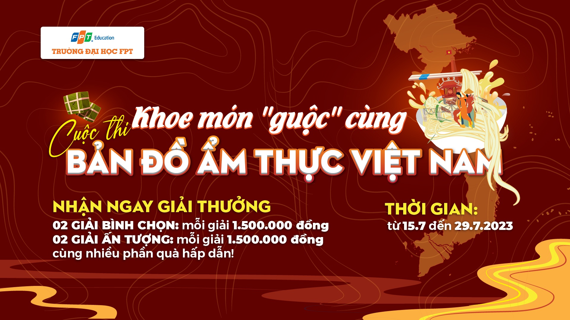 Thể lệ cuộc thi Bản đồ ẩm thực Việt Nam