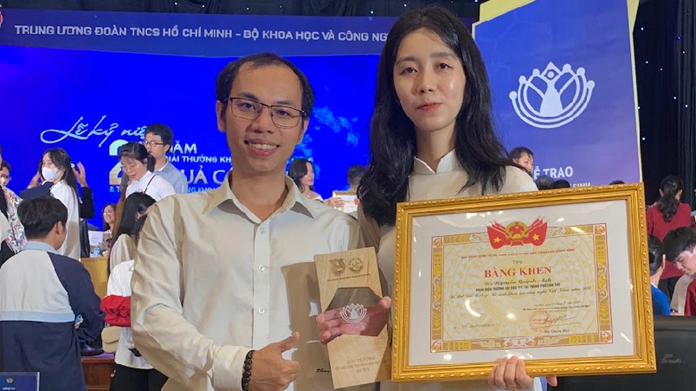 Sinh viên Trường Đại học FPT đạt giải "Nữ sinh Khoa học công nghệ Việt Nam 2023"