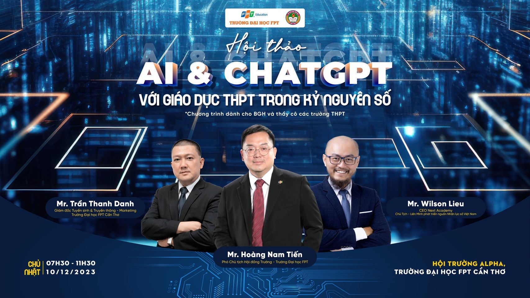 Hội thảo AI & ChatGPT với giáo dục THPT trong kỷ nguyên số