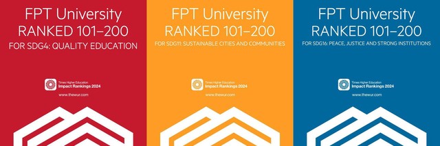 Phát triển bền vững, Trường Đại học FPT thăng hạng trên THE Impact Rankings