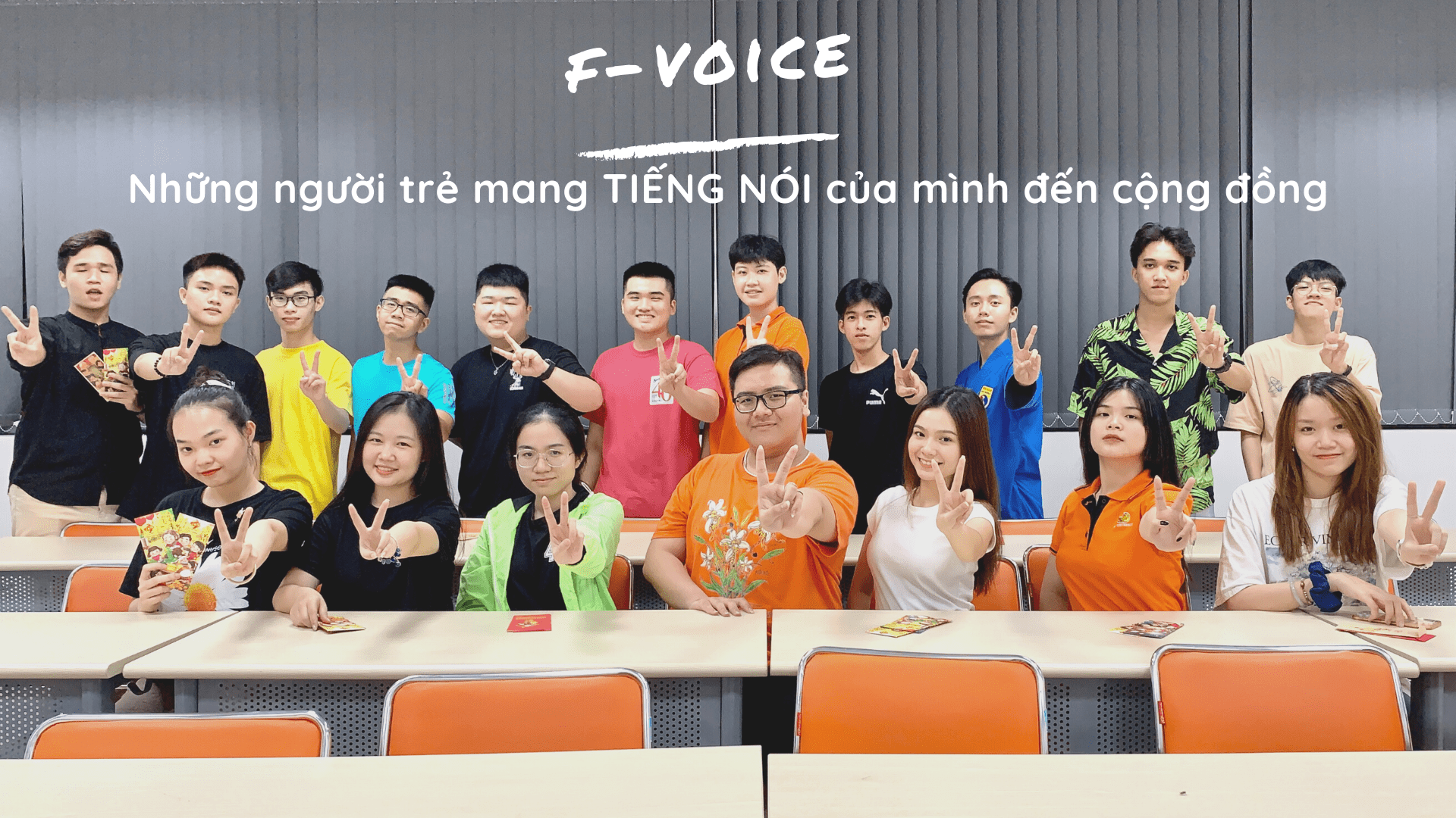 Câu lạc bộ F-VOICE: Những người trẻ mang TIẾNG NÓI của mình đến cộng đồng