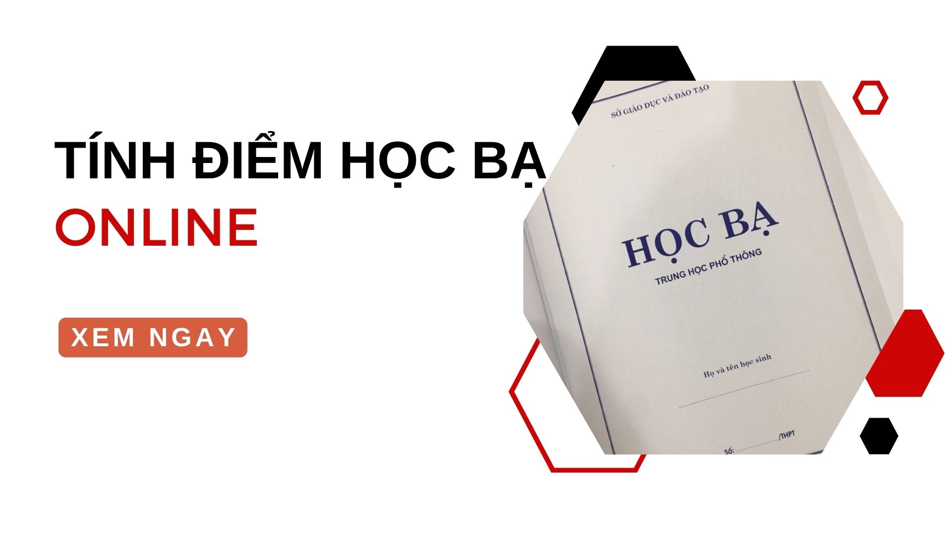 tính điểm học bạ online