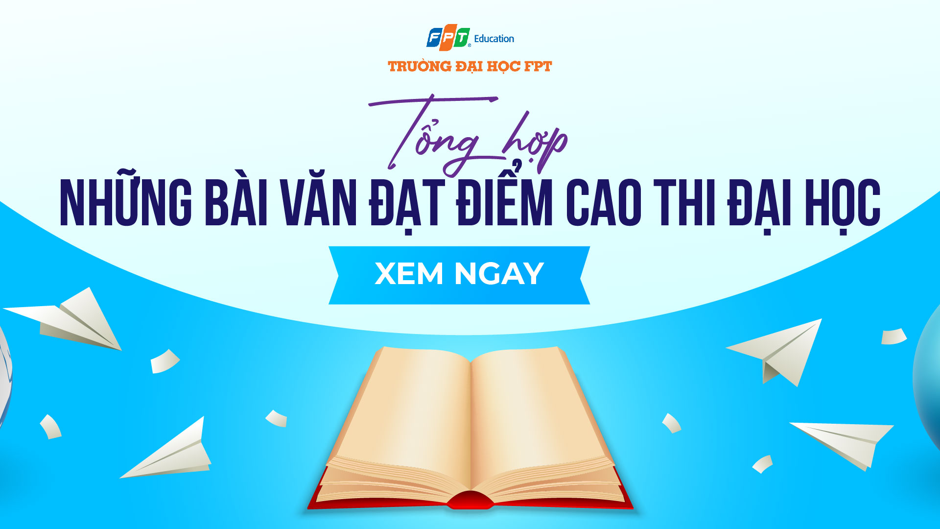 những bài văn đạt điểm cao thi đại học