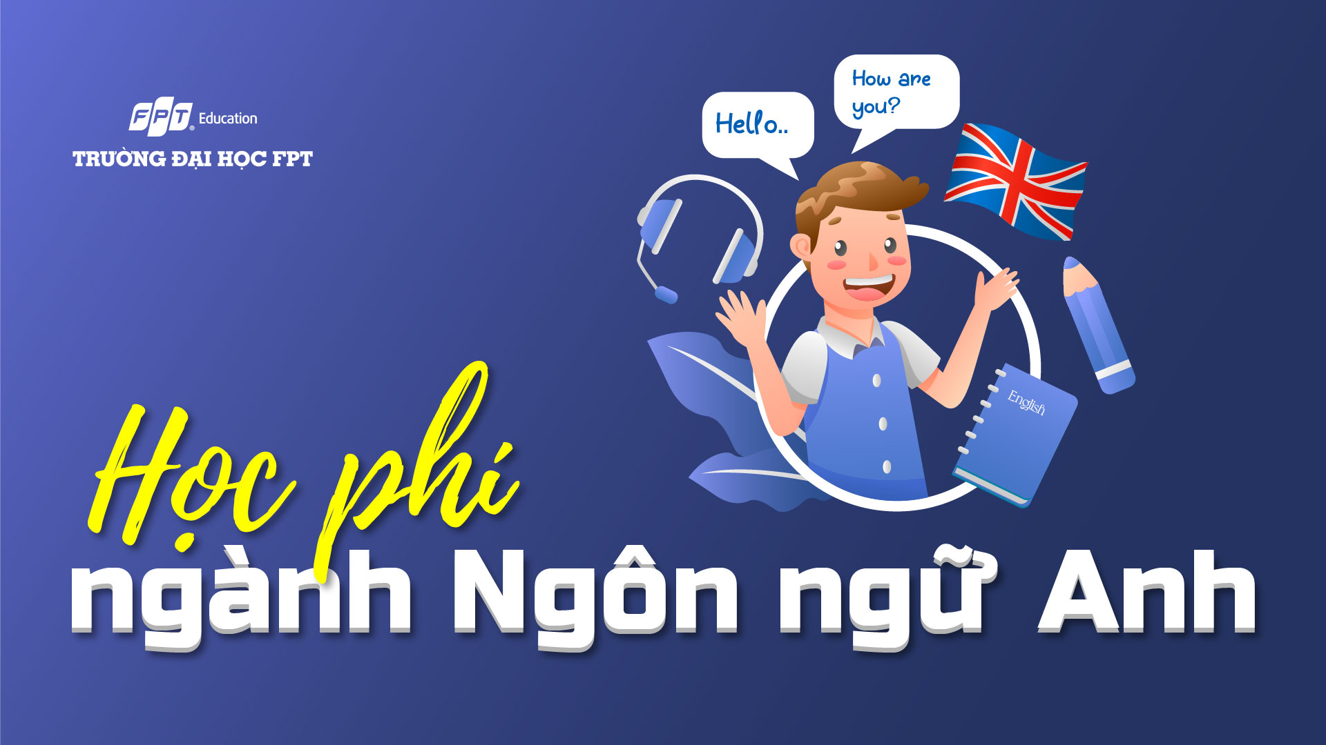 học phí ngành ngôn ngữ anh