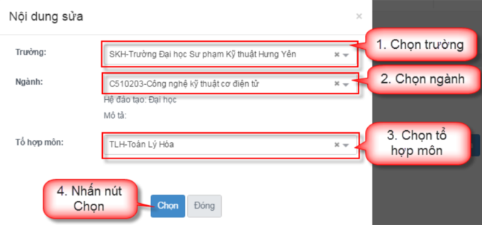 Hướng dẫn chi tiết điều chỉnh nguyện vọng trực tuyến - 9