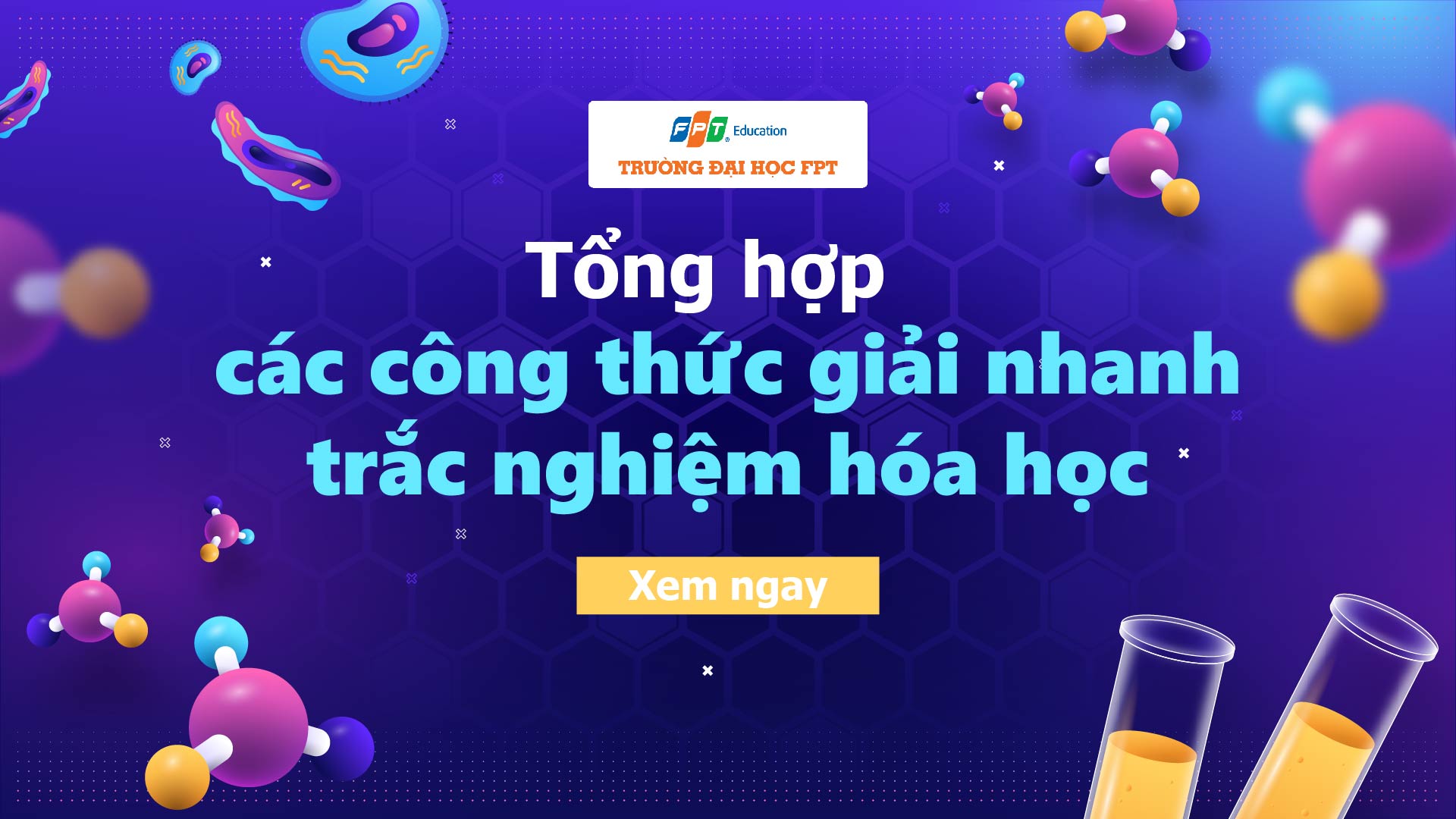 các công thức giải nhanh trắc nghiệm hóa học