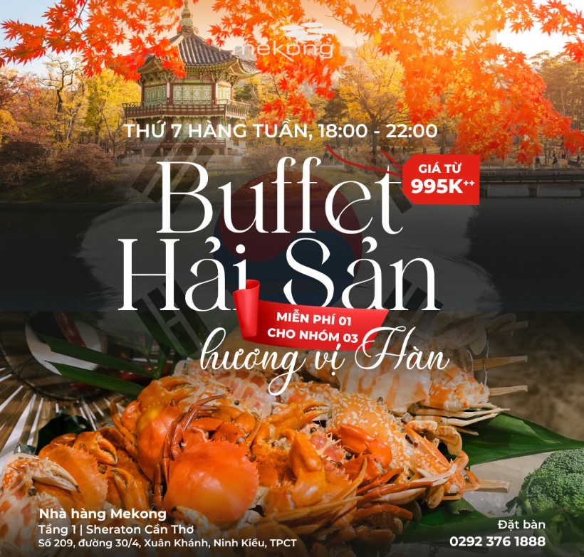 buffet hải sản cần thơ