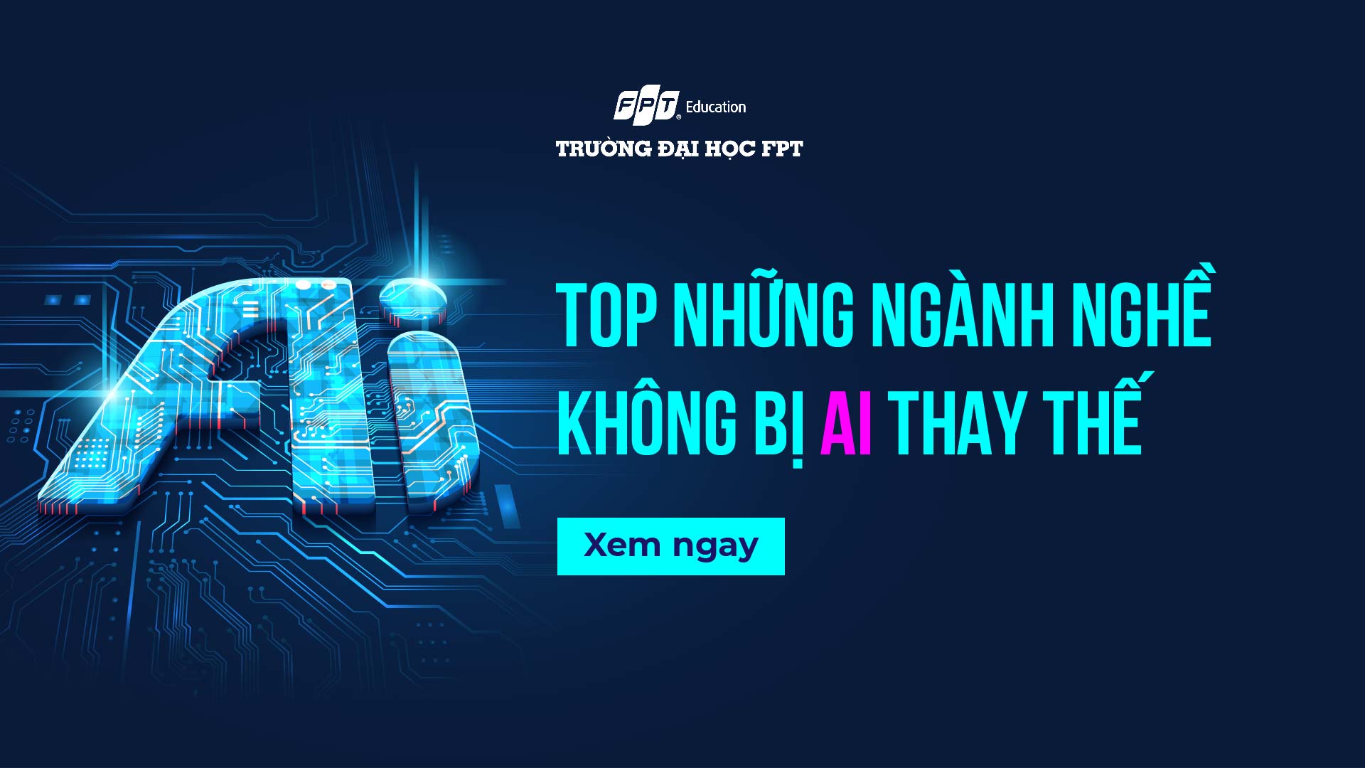 những ngành nghề không bị AI thay thế