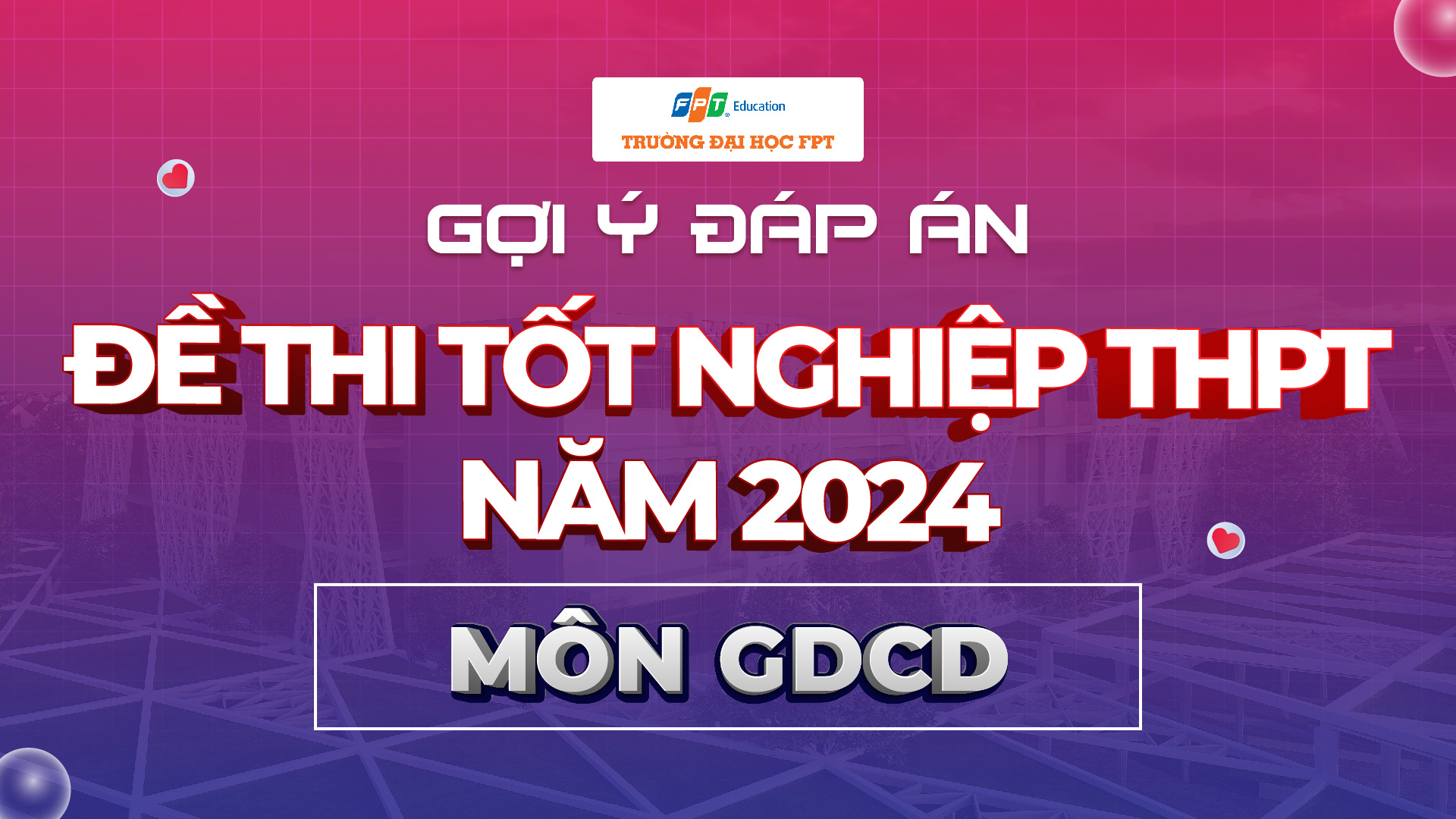 đề thi tốt nghiệp THPT môn GDCD