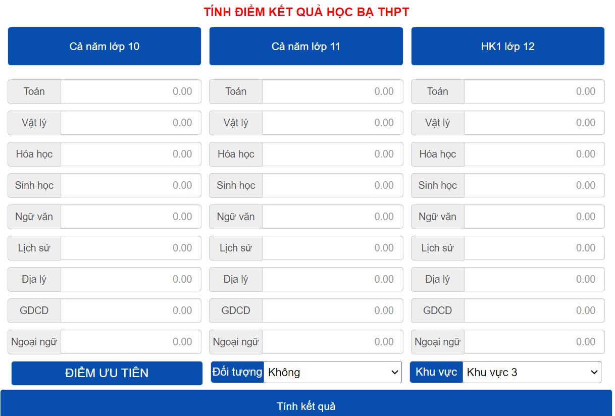 cách xét tuyển đại học bằng học bạ